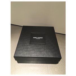 Saint Laurent-Kid scamosciato boots-Black