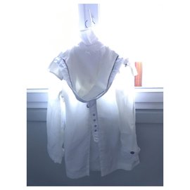 Burberry Brit-raincoat-White