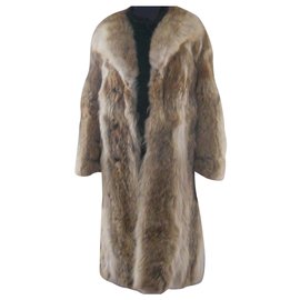Autre Marque-Fur coat Size M-Beige