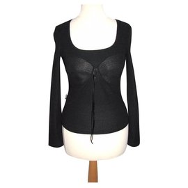 Moschino Cheap And Chic-Haut corset-Noir