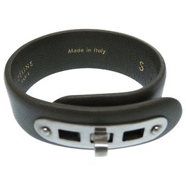 Céline-Céline Dog Leash Bracelet-Khaki