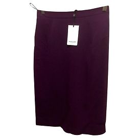 Jupe crayon violette Thierry Mugler Violet
