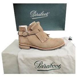 Paraboot Stiefeletten Beige Wildleder Beige