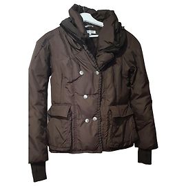 Veste matelassée Max Mara Marron en Nylon Marron