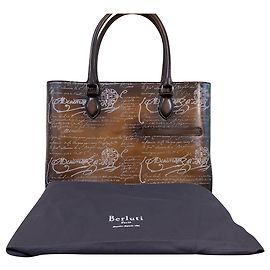Berluti TOUJOURS Borsa tote marrone in pelle di vitello Marrone