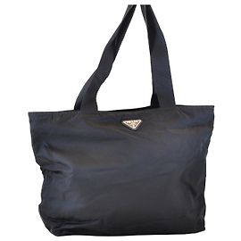 Borsa a tracolla in nylon Prada Nero