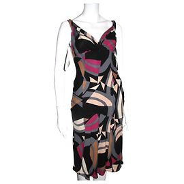 Diane Von Furstenberg Vestido de seda Clooney de DvF Multicolor