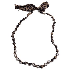 Lanvin-Long necklaces-Leopard print