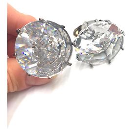 Lanvin Aretes Plata