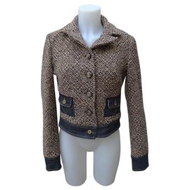 Dolce & Gabbana-Jackets-Brown,Blue
