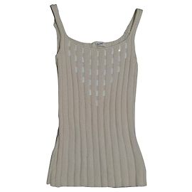Chaleco Laurèl de cachemira blanco Blanco