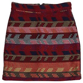 Maje Multicolour Cotton Acrylic Skirt Multiple colors