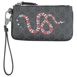 Gucci-Gucci royal snake pouch-Dark grey