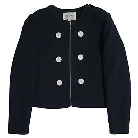 Claudie Pierlot Navy Blue Wool Blazer Navy blue
