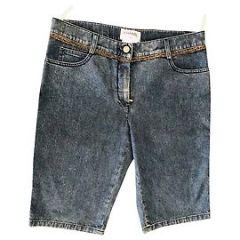 Short Chanel Demin Bleu