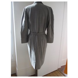 Guy Laroche-Gingham coat dress, taille 40.-Other