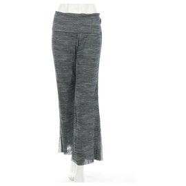 Cynthia Rowley-Pants, leggings-Black,Grey