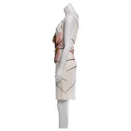 Diane Von Furstenberg-Adalfino silk dress-White,Multiple colors