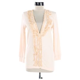 Cardigan J.Crew Beige en Coton Taille S Beige