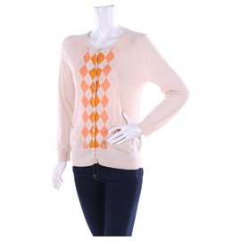 Rebeca de rombos J.Crew algodón L Multicolor