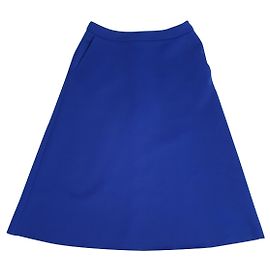 Autre Marque Jupe bleue Etre Cecile avec 2 poches Taille M Bleu