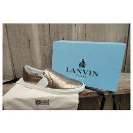 Lanvin-Lanvin sleepers p 39 new condition-Golden