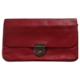 Longchamp-Clutch-Taschen-Rot
