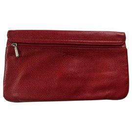 Longchamp-Clutch-Taschen-Rot