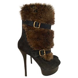 Guess Boots Brown Black