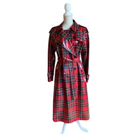 Burberry-Stewart Tartan Trench-Multiple colors