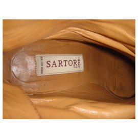 Sartore-bottines à talon Sartore p 39-Marron