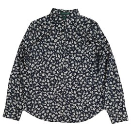 Camicia Ralph Lauren in cotone nera e bianca Nero Bianco