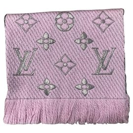 Louis Vuitton-Sciarpa Louis Vuitton Logomania rosa-Rose