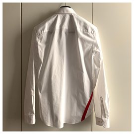 Carven-Cotton shirt with stripes-White