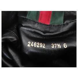 Gucci-Stivali piatti Gucci P. 38,5-Nero