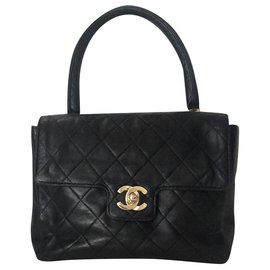Chanel-Coco Timeless Classic Top Handle-Black
