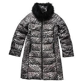 Autre Marque Doudoune léopard Morgan taille 38 Noir Beige