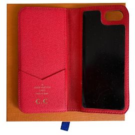 Louis Vuitton Carcasa de Iphone 8 Roja
