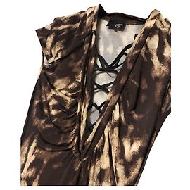 Vestido largo ajustado Just Cavalli Multicolor