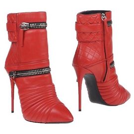 Botas biker rojas de Giuseppe Zanotti Roja
