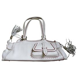 Lancel 1er flertar couro baguete bege. Bege