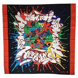 Hermès Modello di graffiti Multicolore