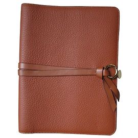 Chloé Calendar cover, Camel leather. Caramel