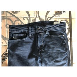 Diesel-Pants-Navy blue
