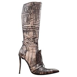 Gianmarco Lorenzi boots Gris anthracite