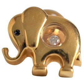 Chopard pin's éléphant Doré