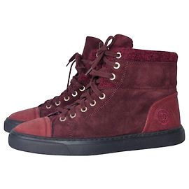 Chanel Tênis Bordeaux