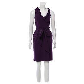 Diane Von Furstenberg Hampton wrap dress purple Purple