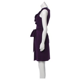 Diane Von Furstenberg-Hampton wrap dress-Purple