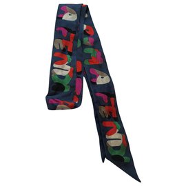 Fendi-Silk scarves-Blue